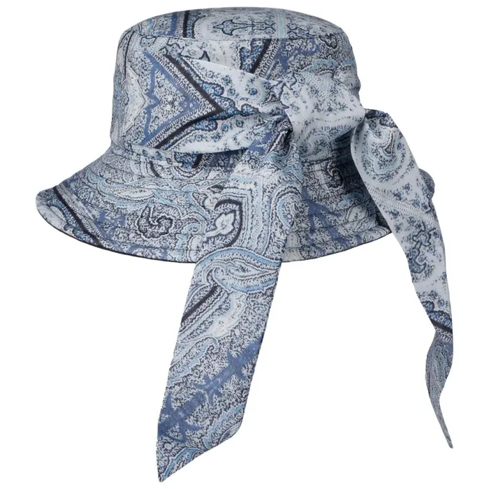 Women Floppy Hats Mayser Malu Paisley Reversible Hat Dark Blue Women Floppy Hats Mayser Malu Paisley Reversible Hat Dark Blue