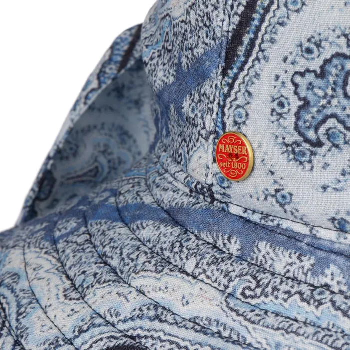 Women Floppy Hats Mayser Malu Paisley Reversible Hat Dark Blue Women Floppy Hats Mayser Malu Paisley Reversible Hat Dark Blue