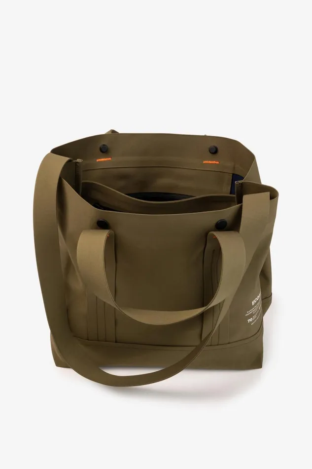 Women Green Bonded Shopper L Ecoalf Handbags