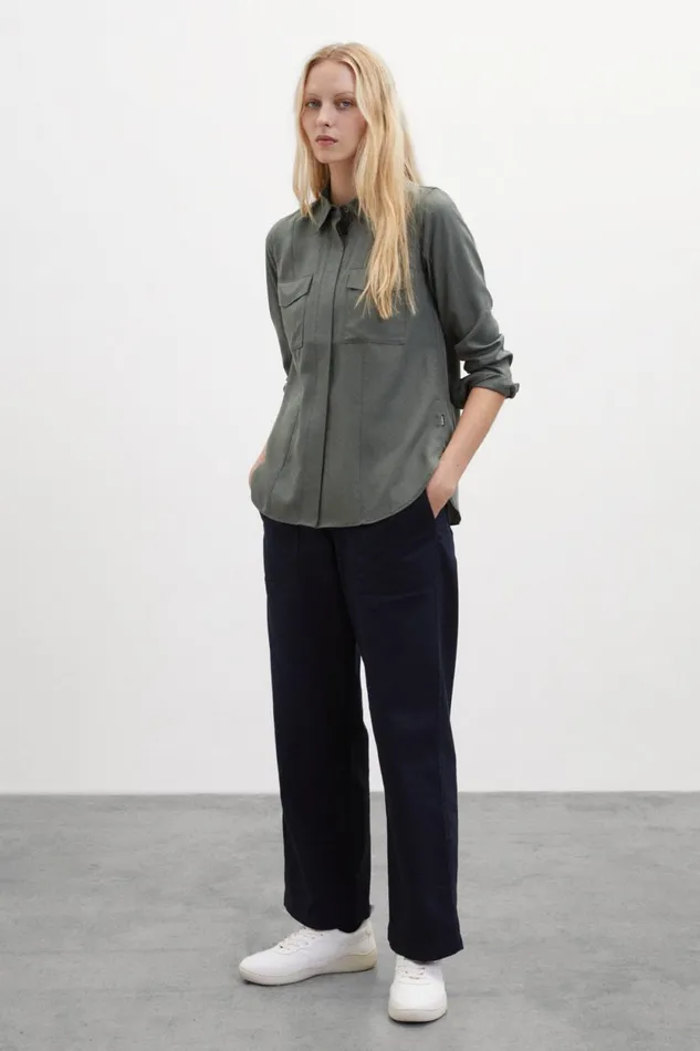 Women Green Emma Shirt Ecoalf Shirts