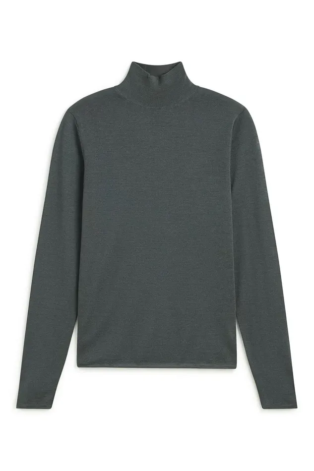 Women Green Faya Turtleneck Jumper Ecoalf Knitwear