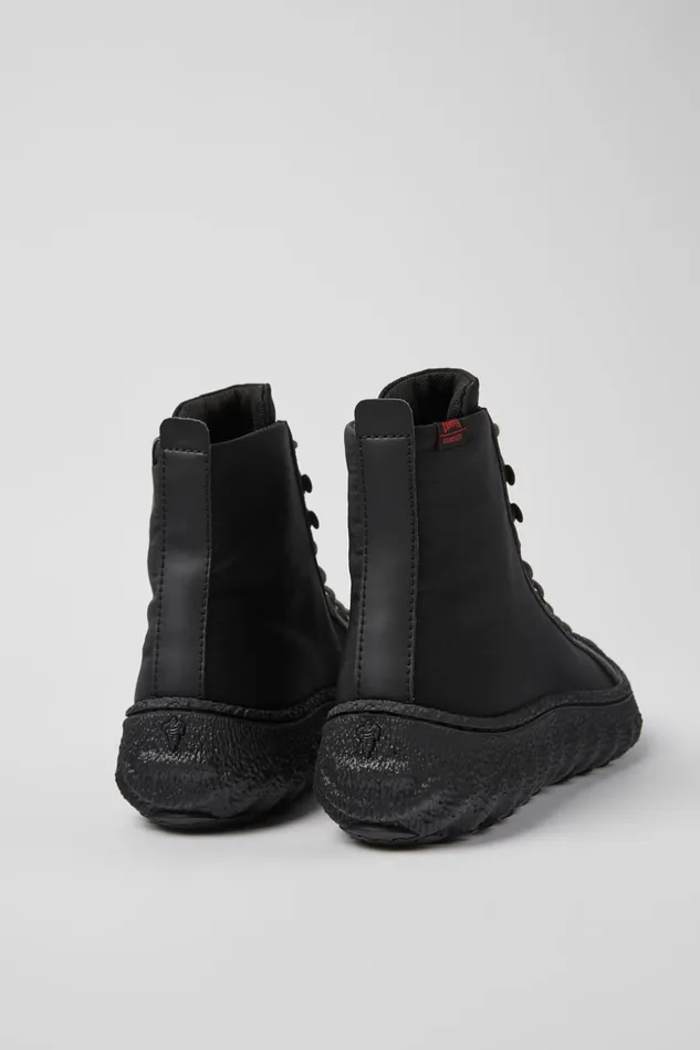 Women Ground PrimaLoft MICHELIN Black Textile And Leather Ankle Boots Camper Ankle Boots Women Ground PrimaLoft MICHELIN Black Textile And Leather Ankle Boots Camper Ankle Boots