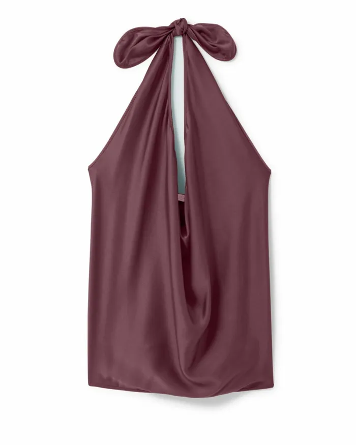 Women Harriet Halter Tank Top Bright Amethyst Ramy Brook Tops Women Harriet Halter Tank Top Bright Amethyst Ramy Brook Tops