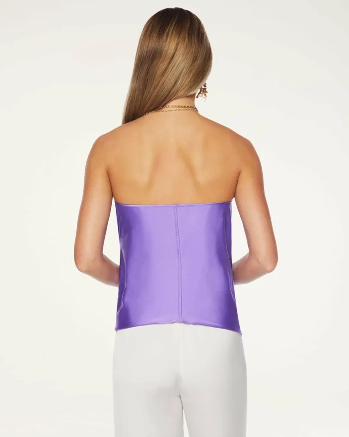 Women Harriet Halter Tank Top Bright Amethyst Ramy Brook Tops Women Harriet Halter Tank Top Bright Amethyst Ramy Brook Tops
