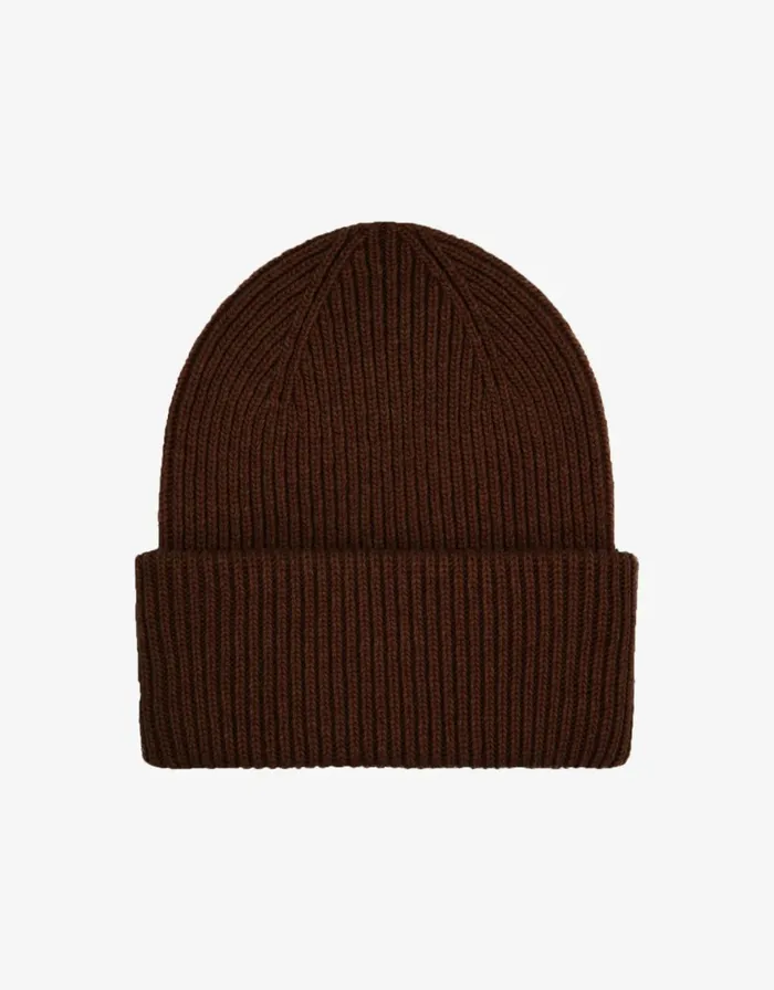 Women Hats Colorful Standard Merino Wool Hat Coffee Brown