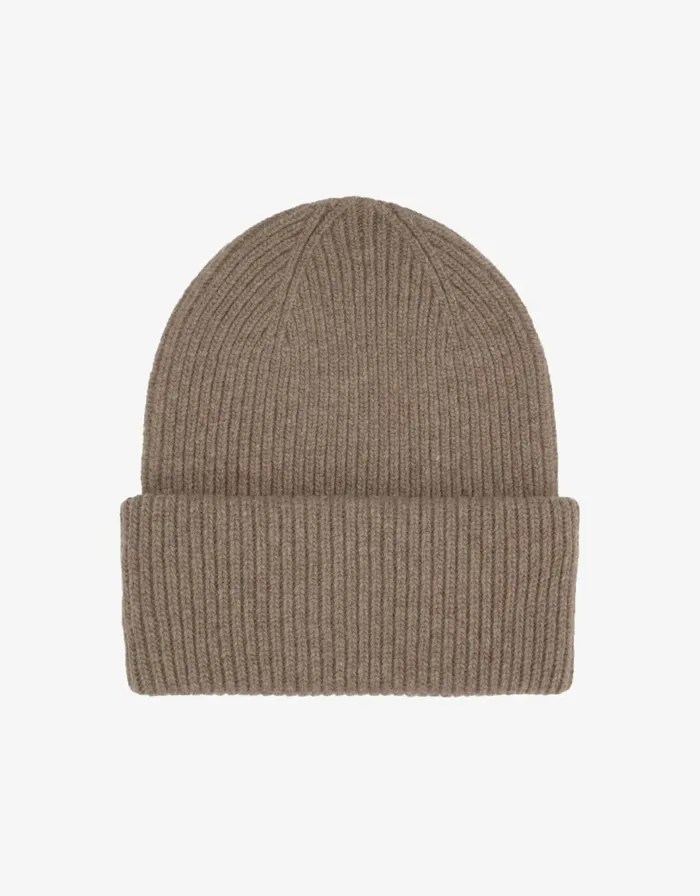 Women Hats Colorful Standard Merino Wool Hat Warm Taupe