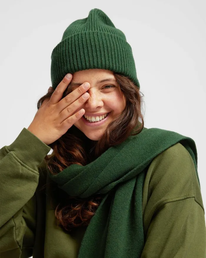 Women Hats Colorful Standard Merino Wool Hat Warm Taupe