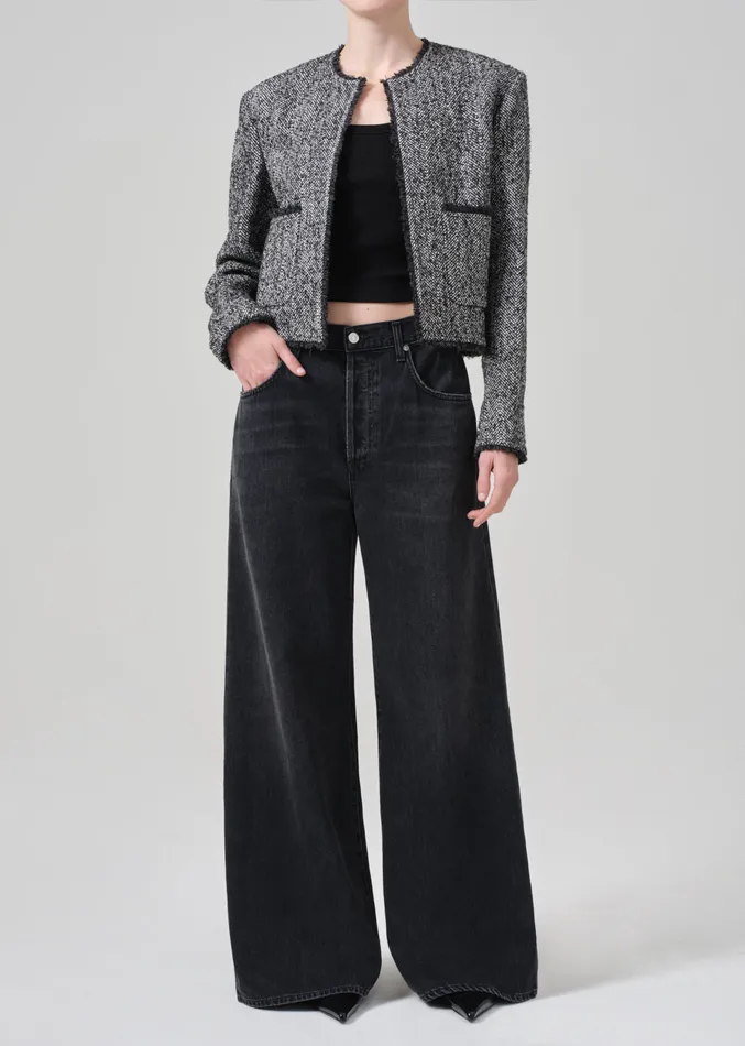 Women Jackets and Coats Citizens Of Humanity Elana Jacket In Salt And Pepper