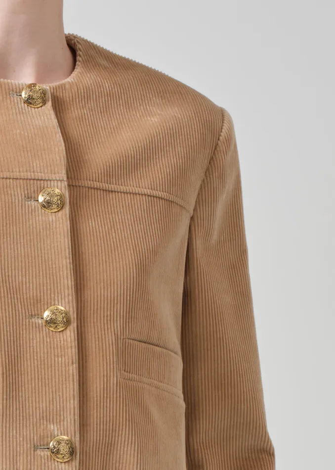 Women Jackets and Coats Citizens Of Humanity Pia Cropped Jacket In Ambra
