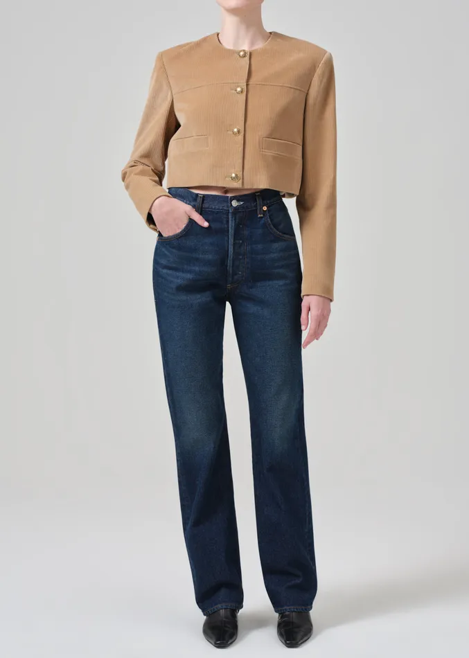 Women Jackets and Coats Citizens Of Humanity Pia Cropped Jacket In Ambra