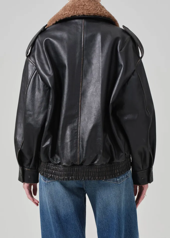 Women Jackets and Coats Citizens Of Humanity Santiago Pilot Jacket In Hickory