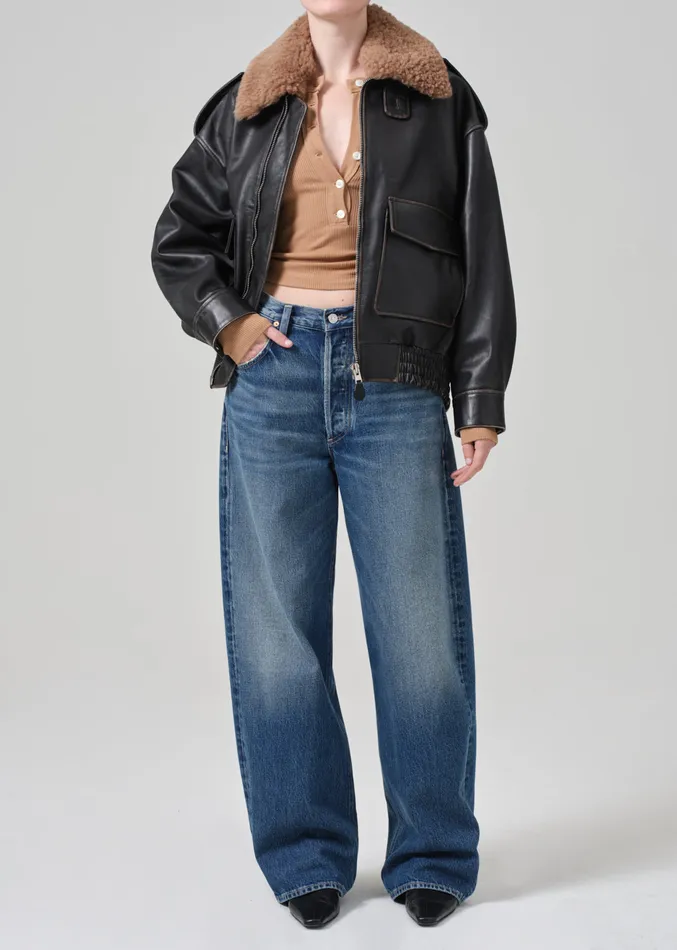 Women Jackets and Coats Citizens Of Humanity Santiago Pilot Jacket In Hickory