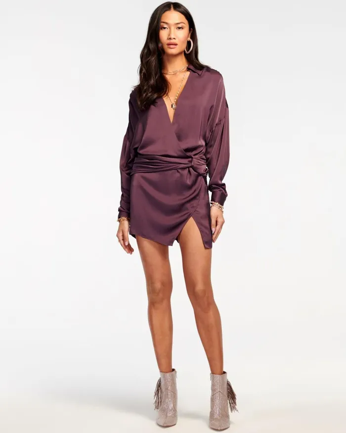 Women Jaymie Wrap Mini Dress Black Ramy Brook Dresses Women Jaymie Wrap Mini Dress Black Ramy Brook Dresses