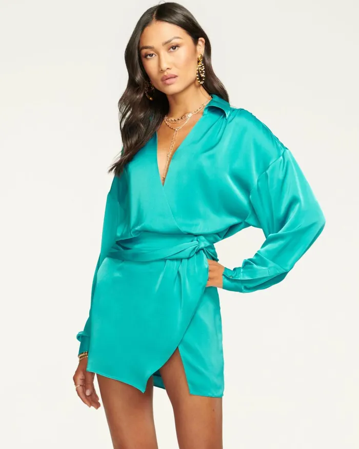 Women Jaymie Wrap Mini Dress Black Ramy Brook Dresses Women Jaymie Wrap Mini Dress Black Ramy Brook Dresses
