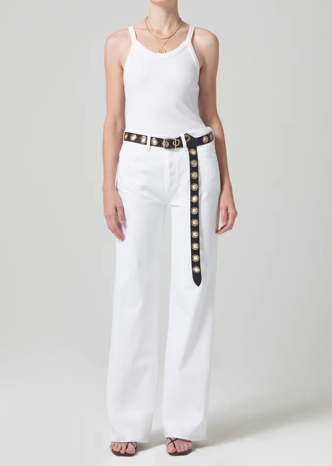 Women Jeans Citizens Of Humanity Annina High Rise Wide Leg 30034 In Seashell
