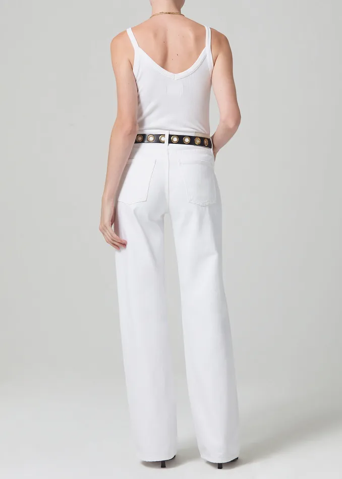 Women Jeans Citizens Of Humanity Annina High Rise Wide Leg 30034 In Seashell