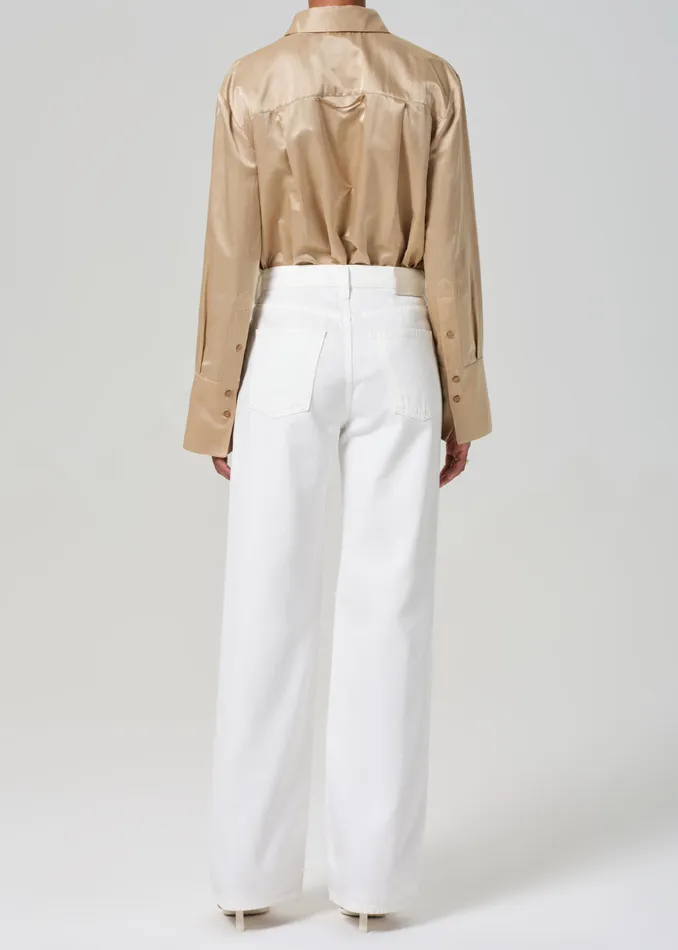 Women Jeans Citizens Of Humanity Annina High Rise Wide Leg 30034 In Soft White