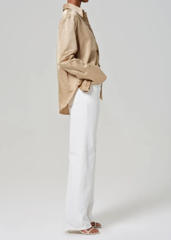 Women Jeans Citizens Of Humanity Annina High Rise Wide Leg 30034 In Soft White