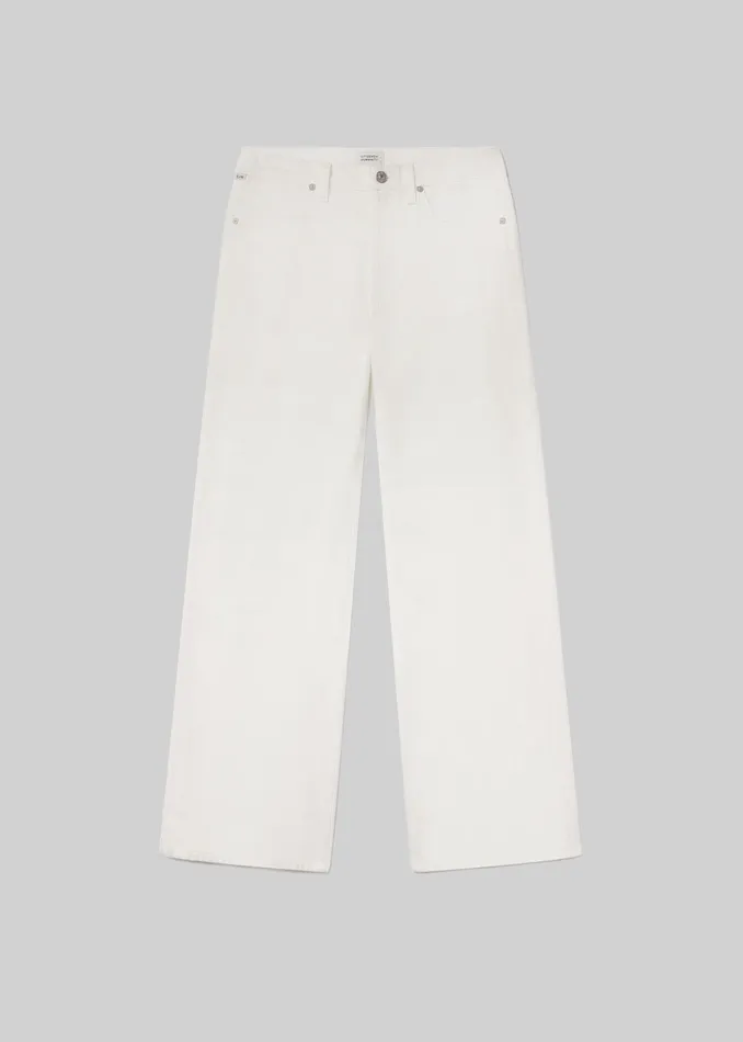 Women Jeans Citizens Of Humanity Annina High Rise Wide Leg 30034 In Soft White