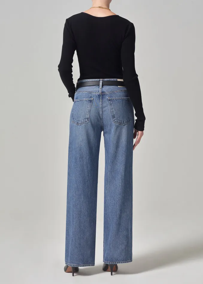 Women Jeans Citizens Of Humanity Annina High Rise Wide Leg 33034 In Siesta
