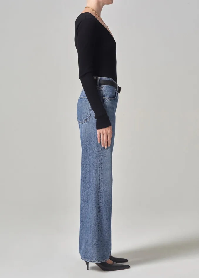 Women Jeans Citizens Of Humanity Annina High Rise Wide Leg 33034 In Siesta