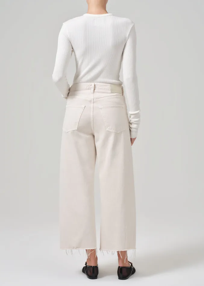 Women Jeans Citizens Of Humanity Ayla Raw Hem Crop In Almondette