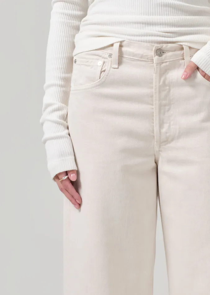 Women Jeans Citizens Of Humanity Ayla Raw Hem Crop In Almondette