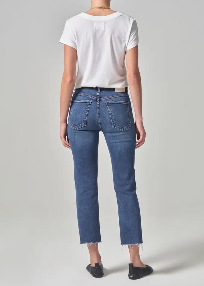 Women Jeans Citizens Of Humanity Daphne Crop High Rise Stovepipe In Keepsake