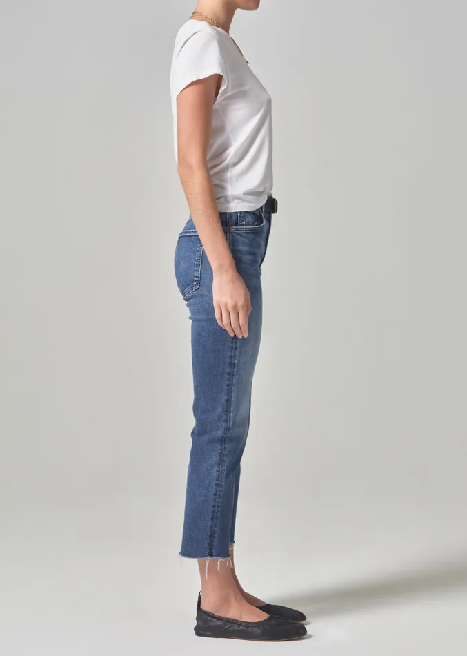 Women Jeans Citizens Of Humanity Daphne Crop High Rise Stovepipe In Keepsake