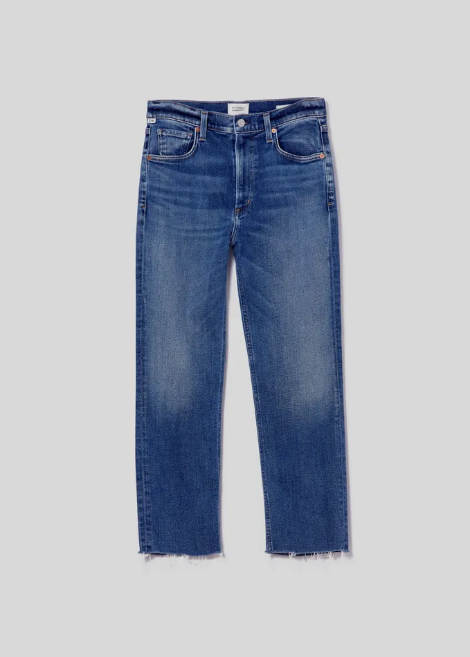 Women Jeans Citizens Of Humanity Daphne Crop High Rise Stovepipe In Keepsake