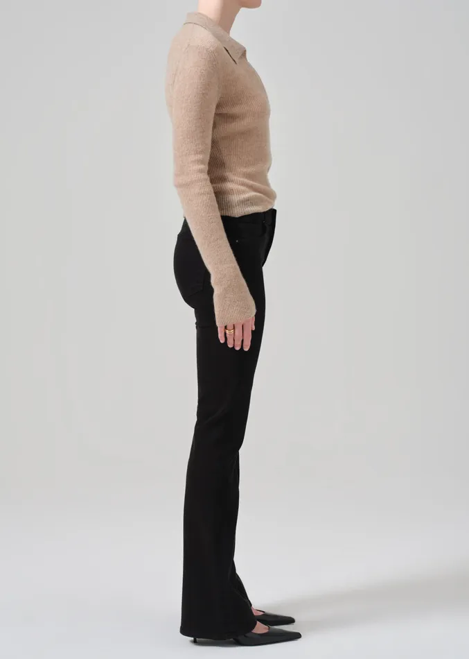 Women Jeans Citizens Of Humanity Lilah High Rise Bootcut 325034 In Plush Black
