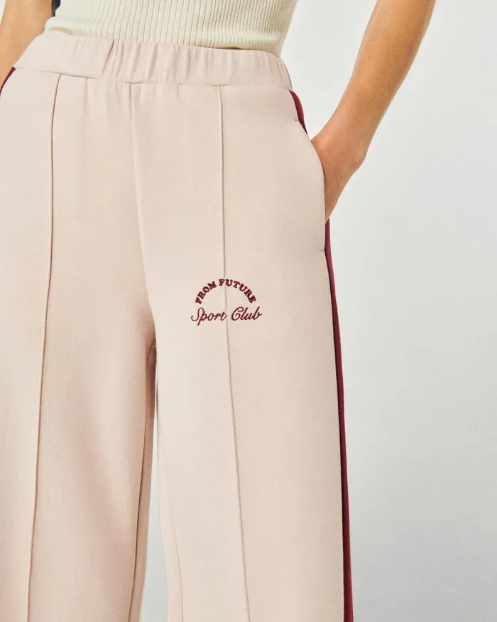 Women Joggers From Future Straight Joggers Beige