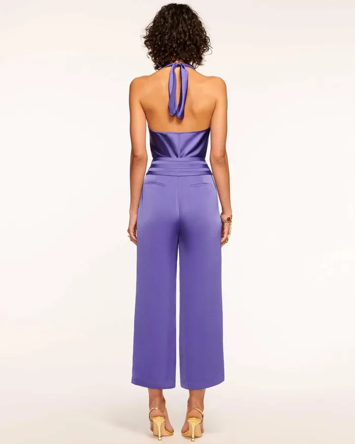 Women Joss Cropped Wide Leg Pant Ivory Ramy Brook Pants