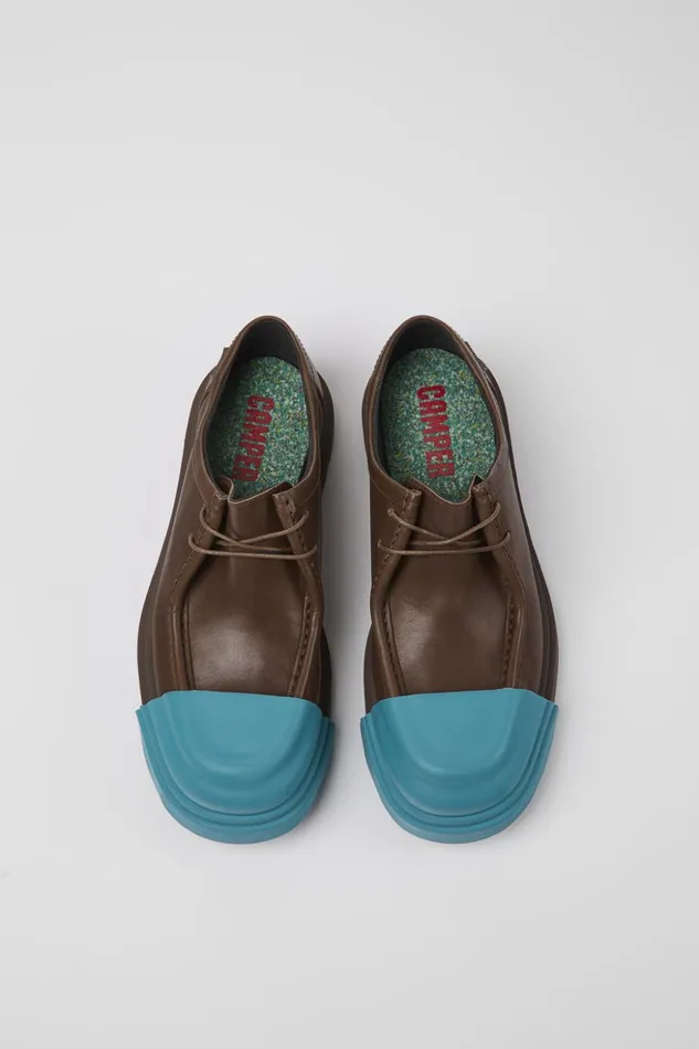 Women Junction Brown Responsibly Raised Leather Shoes Camper Formal Shoes Women Junction Brown Responsibly Raised Leather Shoes Camper Formal Shoes