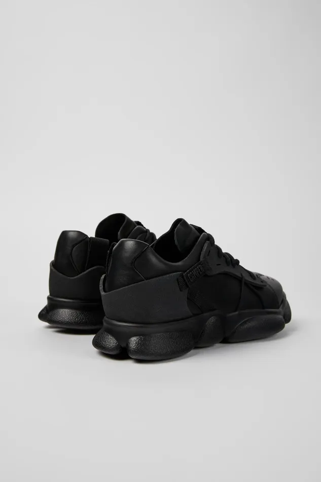 Women Karst Black Leather And Textile Sneakers Camper Sneakers Women Karst Black Leather And Textile Sneakers Camper Sneakers