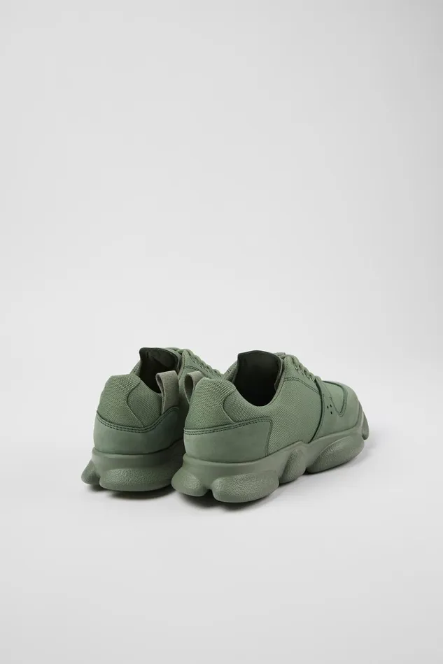 Women Karst Green Leather And Recycled PET Sneakers Camper Sneakers Women Karst Green Leather And Recycled PET Sneakers Camper Sneakers