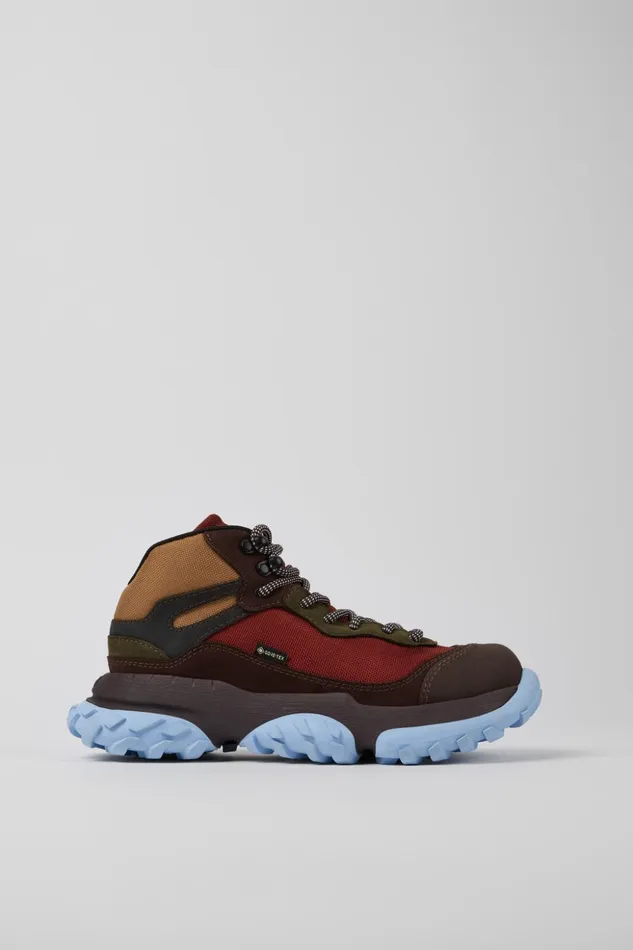 Women Karst Trek GORETEX Brown And Red Ankle Boots Camper Ankle Boots Women Karst Trek GORETEX Brown And Red Ankle Boots Camper Ankle Boots