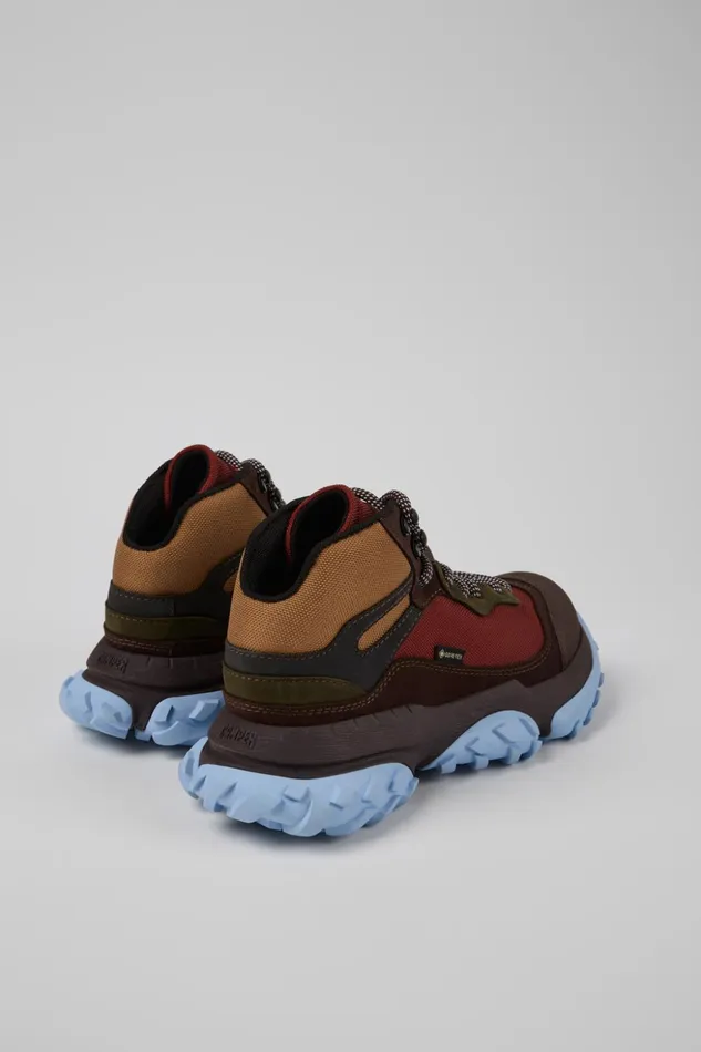 Women Karst Trek GORETEX Brown And Red Ankle Boots Camper Ankle Boots Women Karst Trek GORETEX Brown And Red Ankle Boots Camper Ankle Boots