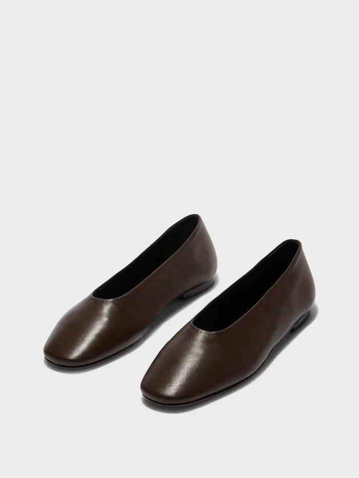 Women Kirsten Leather Ballet Flats Aeyde Flats
