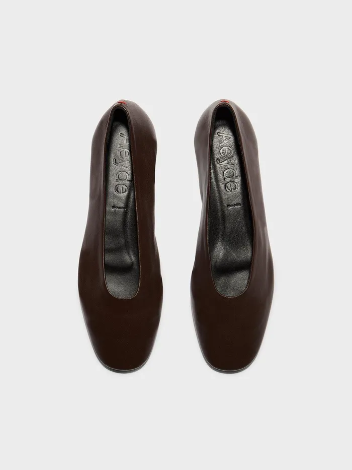 Women Kirsten Leather Ballet Flats Aeyde Flats