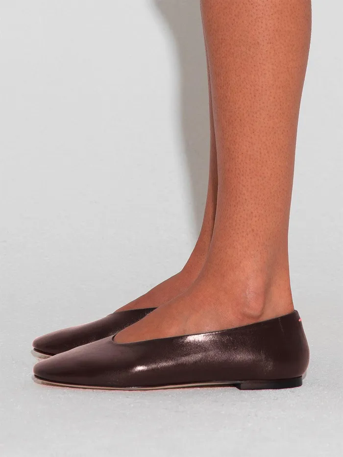 Women Kirsten Leather Ballet Flats Aeyde Flats