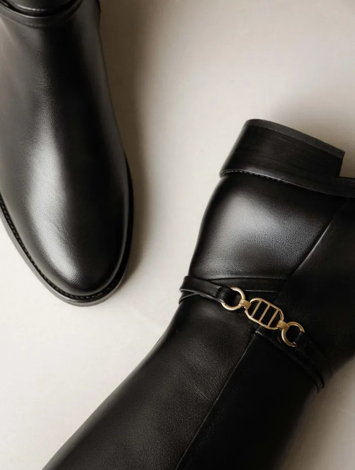 Women Knee High Boots Bobbies Bianca Passion Black Women Knee High Boots Bobbies Bianca Passion Black