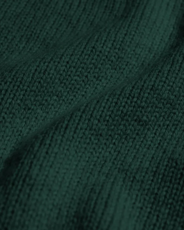Women Knit Sweaters Colorful Standard Oversized Merino Wool Crew Emerald Green