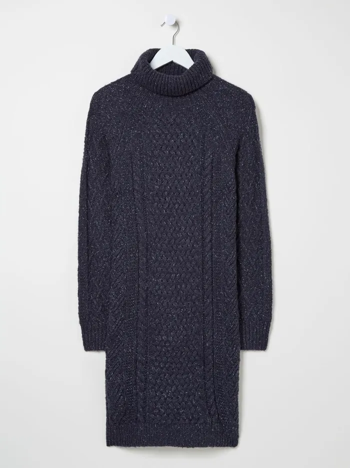 Women Knitwear Fat Face Navy Alicia Knit Dress Women Knitwear Fat Face Navy Alicia Knit Dress