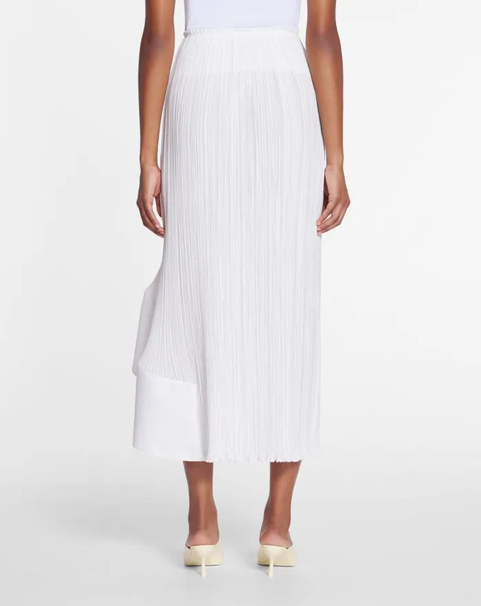 Women Lanvin Skirts and Shorts Pleated Midi Skirt Off White Women Lanvin Skirts and Shorts Pleated Midi Skirt Off White