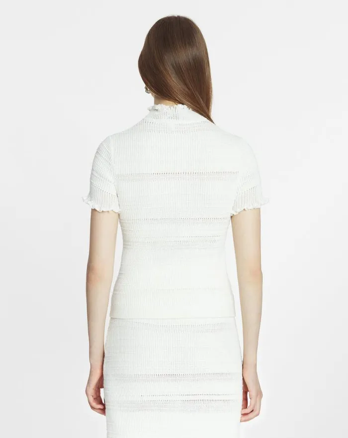 Women Lanvin Tops Cotton Top Ecru Women Lanvin Tops Cotton Top Ecru