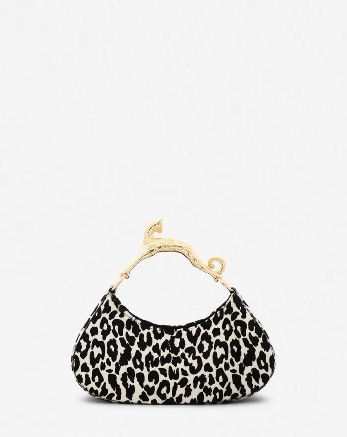 Women Lanvin Tote Bags and Top Handle Bags Hobo Cat Bolide Bag In Ponyeffect Leather Blackwhite Women Lanvin Tote Bags and Top Handle Bags Hobo Cat Bolide Bag In Ponyeffect Leather Blackwhite