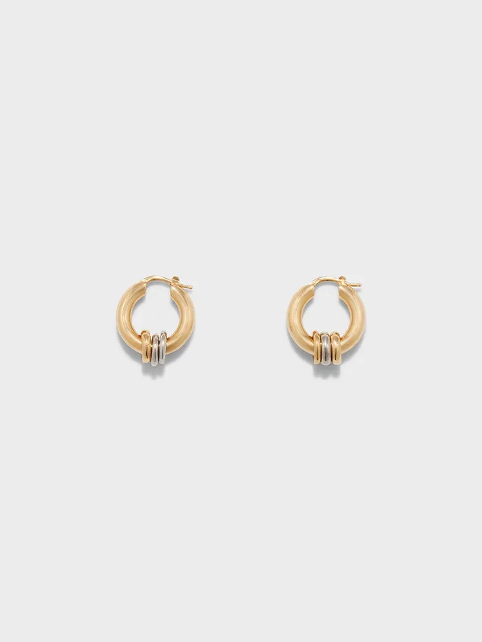Women Lenny 18kt GoldPlated Hoop Earrings Aeyde Earrings