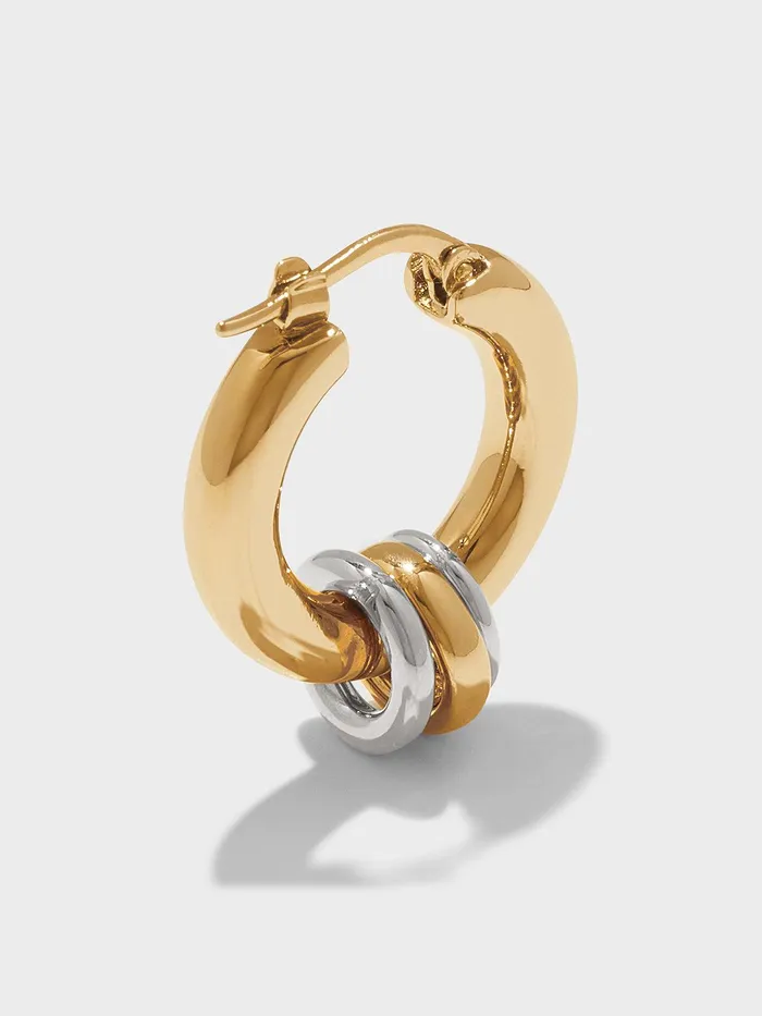 Women Lenny 18kt GoldPlated Hoop Earrings Aeyde Earrings