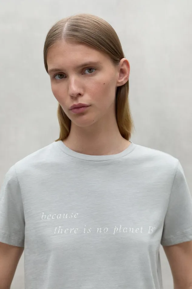 Women Light Grey Ucles TShirt Ecoalf TShirts